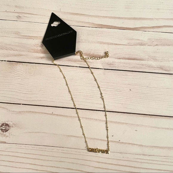 Rebecca Minkoff Grl Pwr Pendant Necklace NWT - Picture 3 of 5